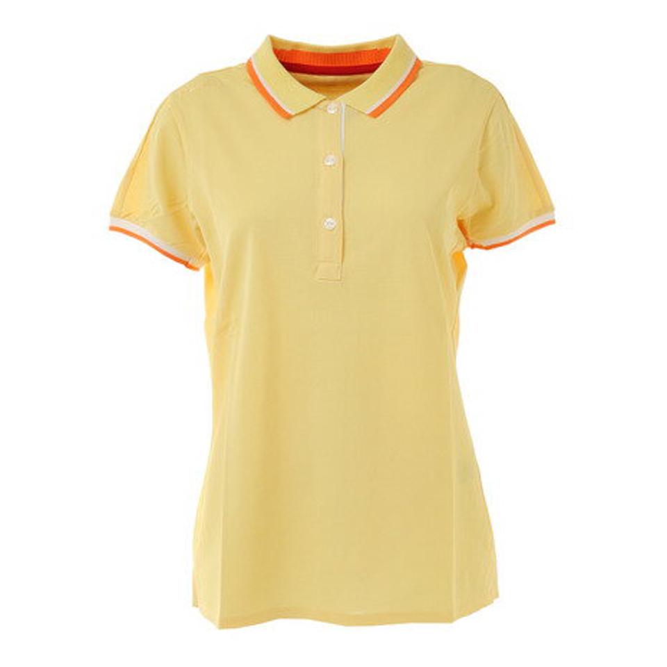 【5点以上で10%OFFクーポン!10/2まで】本間ゴルフ(HONMA) ゴルフウェア SIGNATURE LINE 半袖ポロシャツ 936732155YE (レディース)