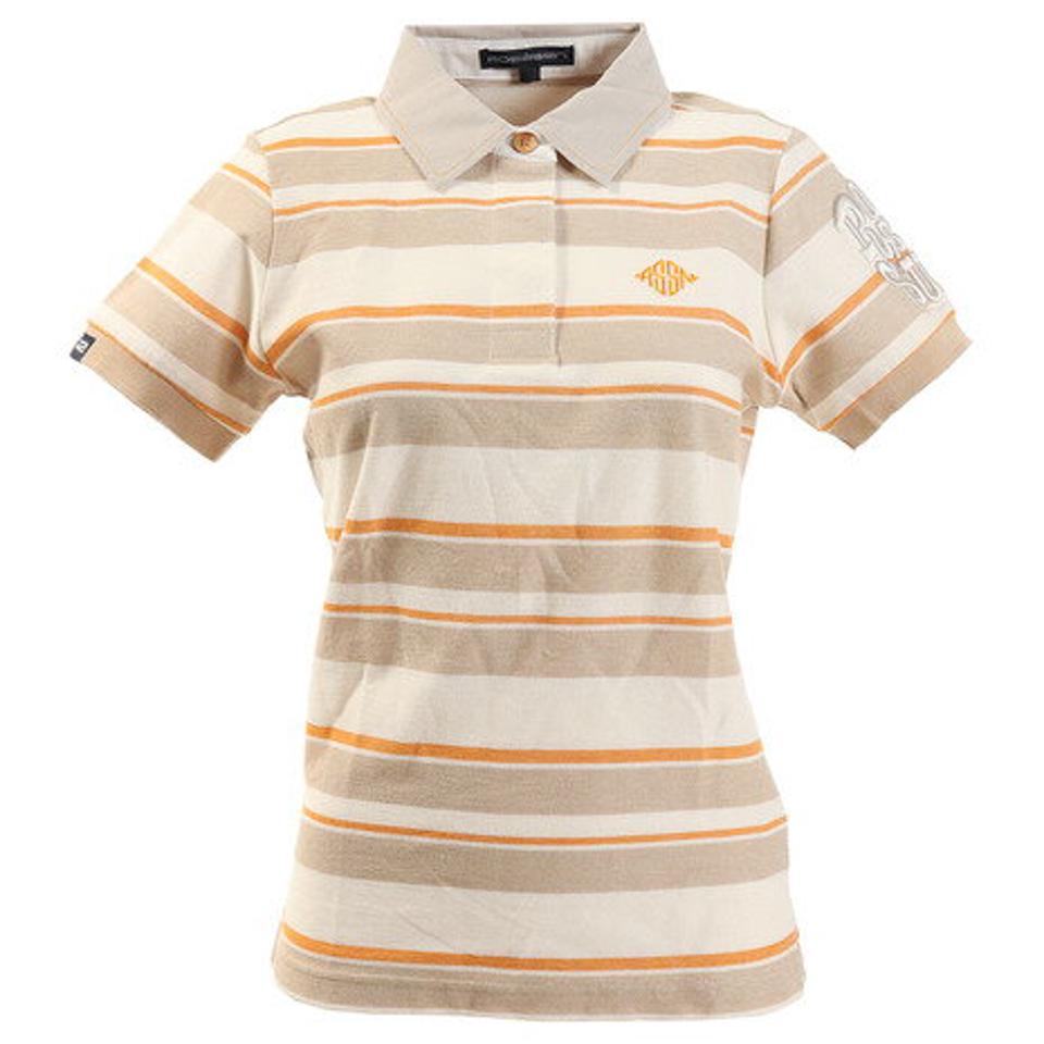 ROSASEN ポロシャツ ゴルフウェア レディース マルチボーダーカノコ 045-29245-052 (レディース)