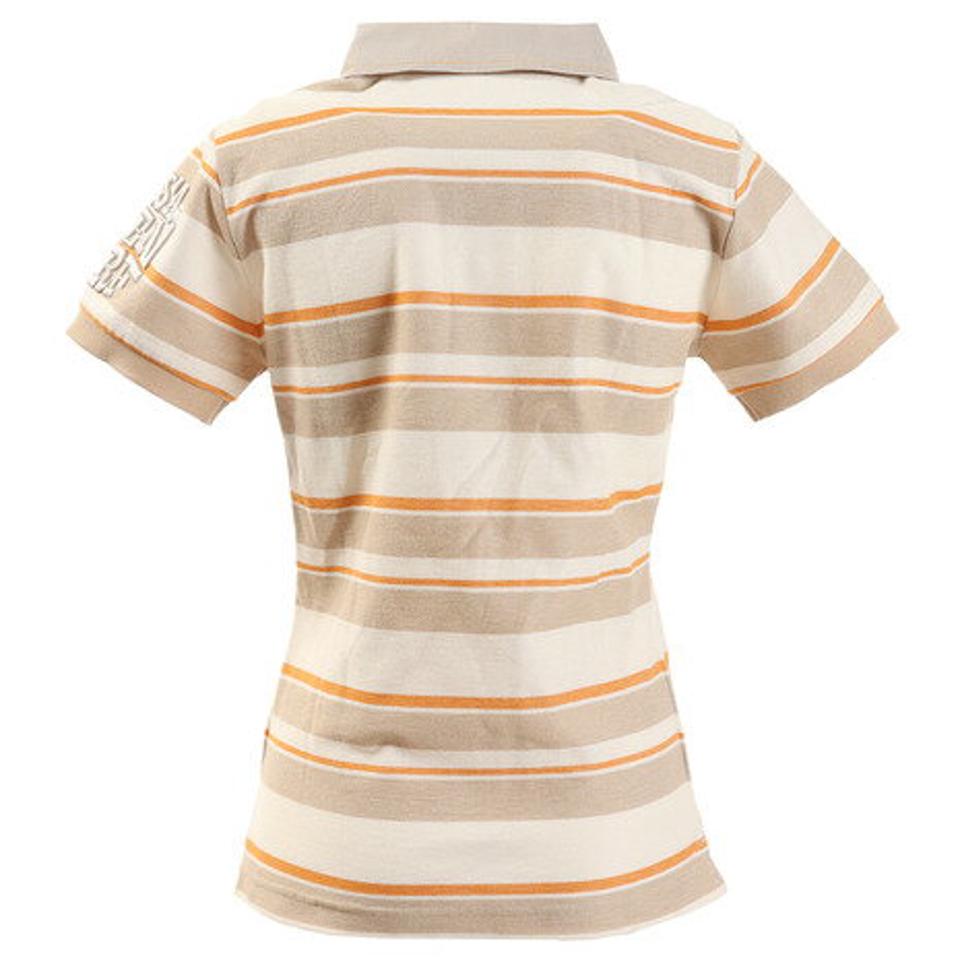 ROSASEN ポロシャツ ゴルフウェア レディース マルチボーダーカノコ 045-29245-052 (レディース)