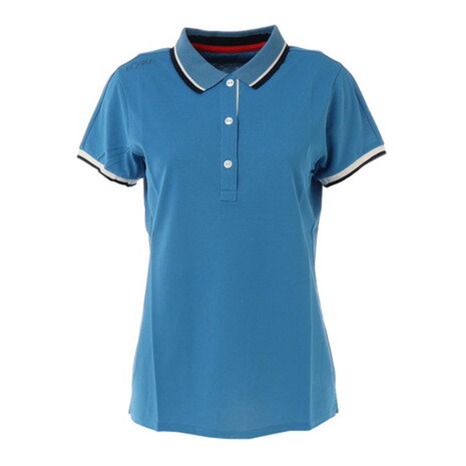 【5点以上で10%OFFクーポン!10/2まで】本間ゴルフ(HONMA) ゴルフウェア SIGNATURE LINE 半袖ポロシャツ 936732155BL (レディース)