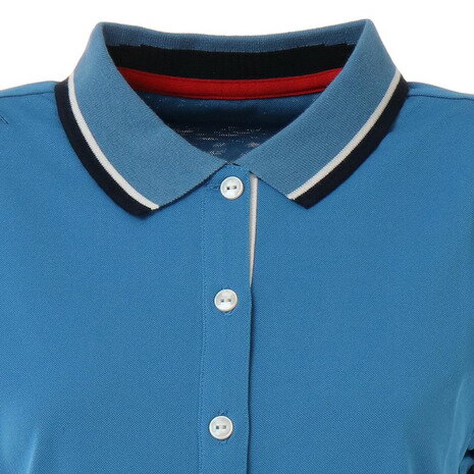 【5点以上で10%OFFクーポン!10/2まで】本間ゴルフ(HONMA) ゴルフウェア SIGNATURE LINE 半袖ポロシャツ 936732155BL (レディース)