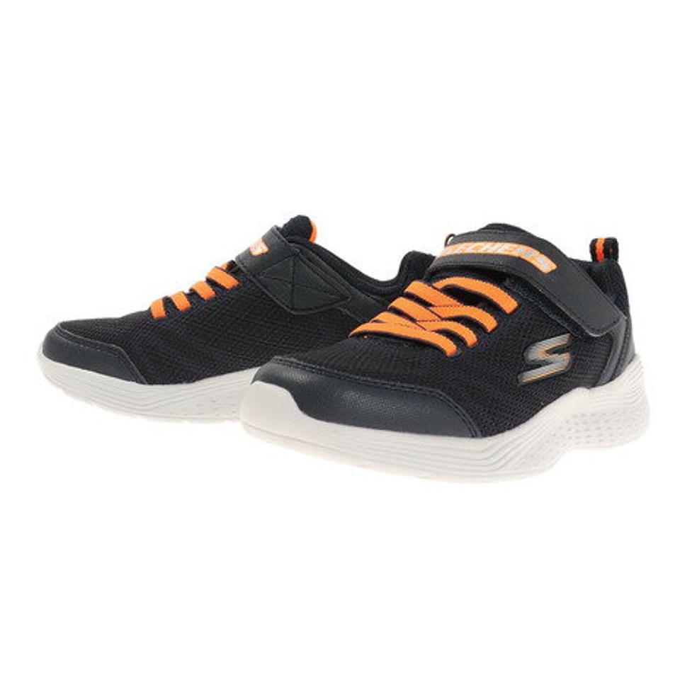 スケッチャーズ（SKECHERS）（キッズ）スニーカー ジュニア 紺 スナップ スプリンツ ウルトラボルト SNAP SPRINTS ULTRAVOLT 97546L-NVBK ネイビー