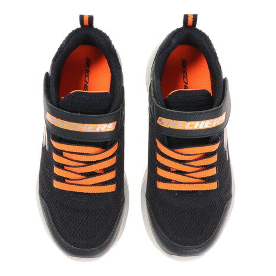 スケッチャーズ（SKECHERS）（キッズ）スニーカー ジュニア 紺 スナップ スプリンツ ウルトラボルト SNAP SPRINTS ULTRAVOLT 97546L-NVBK ネイビー