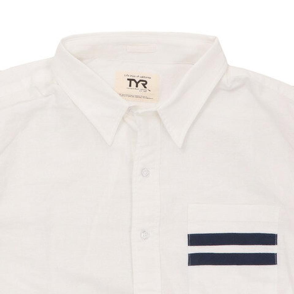 ティア（TYR） シャツ 7分袖 [LINE] TSH7SLD-19SRL WHT （メンズ）