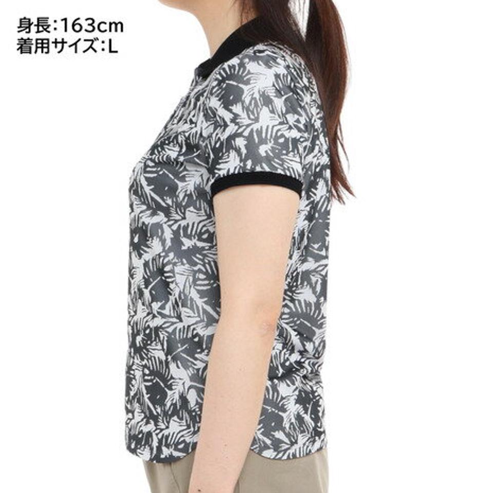 本間ゴルフ(HONMA) ゴルフウェア ボタニカル柄半袖シャツ 036732157WB (レディース)