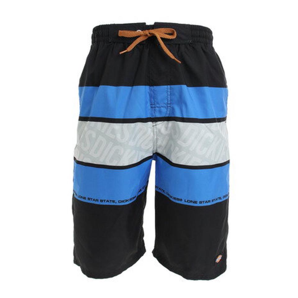 ディッキーズ(Dickies) 水着 メンズ ボーダー柄 サーフパンツ 819701 BLK 海パン 海水パンツ (メンズ)