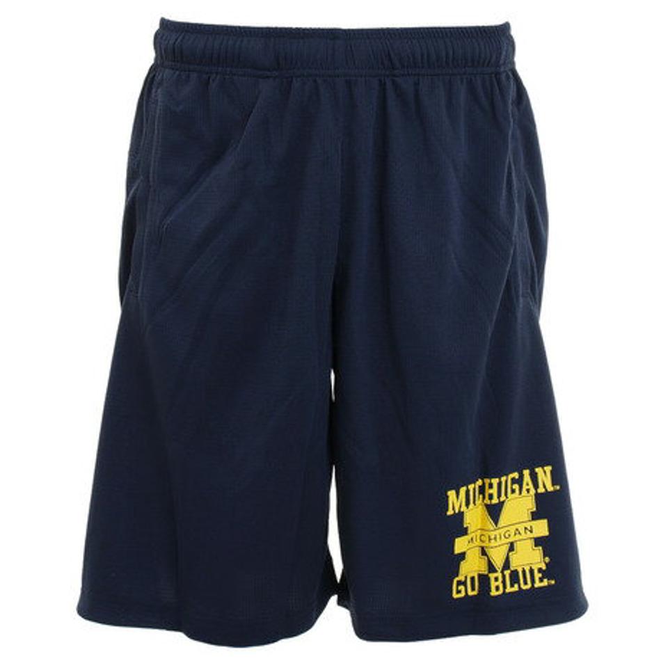 カレッジ(College)(メンズ)カレッジバスケ ミシガン・ウルヴァリンズ プラクティスパンツ CL8192017 【バスケットボール ハーフパンツ 練習着 メンズ】