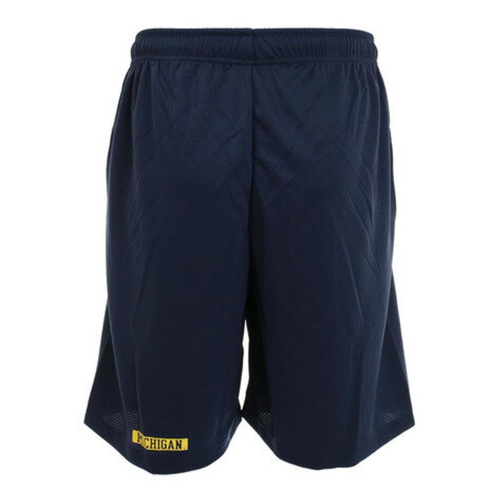 カレッジ(College)(メンズ)カレッジバスケ ミシガン・ウルヴァリンズ プラクティスパンツ CL8192017 【バスケットボール ハーフパンツ 練習着 メンズ】