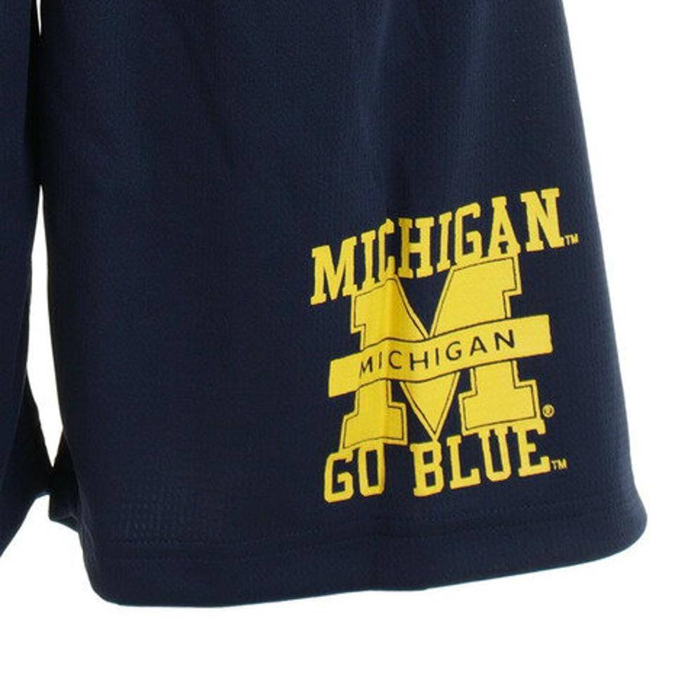 カレッジ(College)(メンズ)カレッジバスケ ミシガン・ウルヴァリンズ プラクティスパンツ CL8192017 【バスケットボール ハーフパンツ 練習着 メンズ】