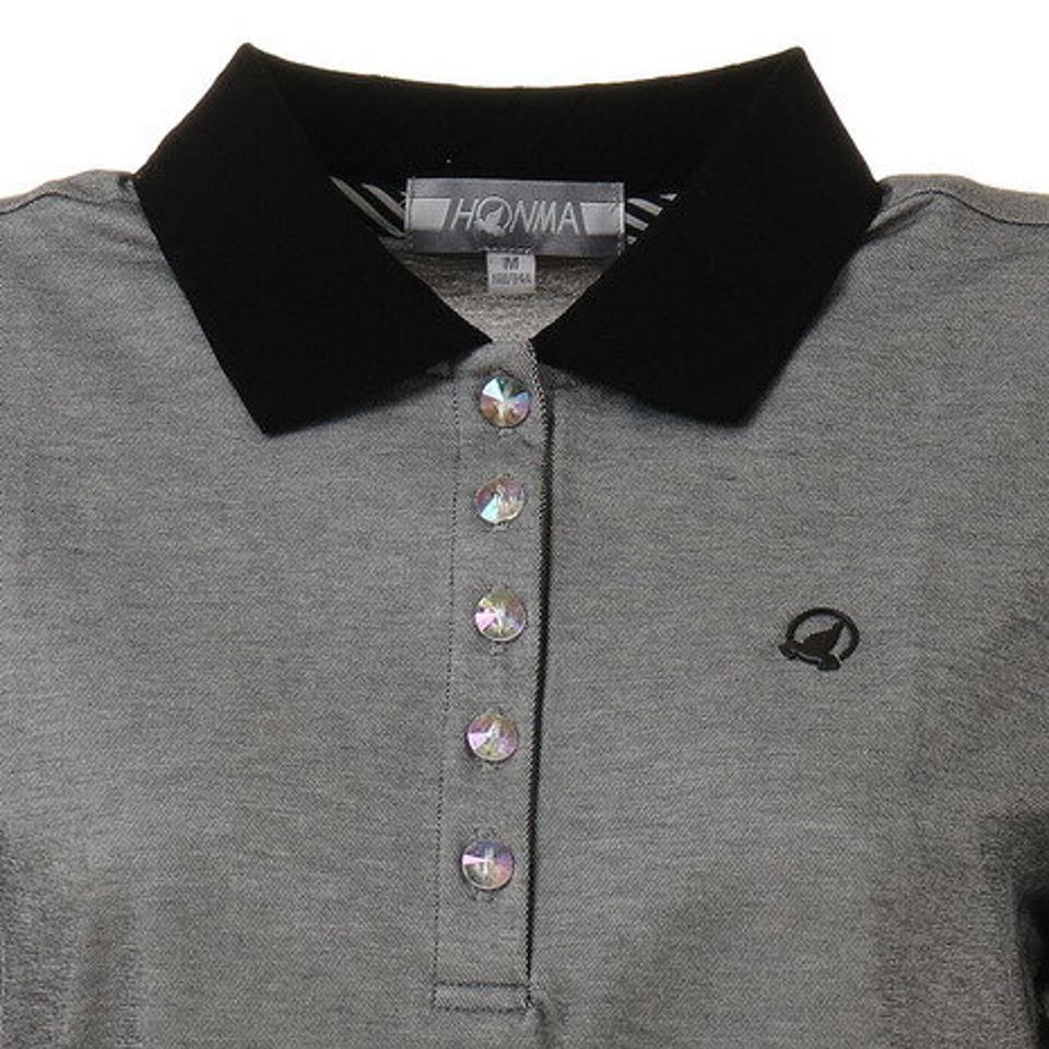 本間ゴルフ(HONMA) ゴルフウェア 半袖ポロシャツ 036732153GY (レディース)