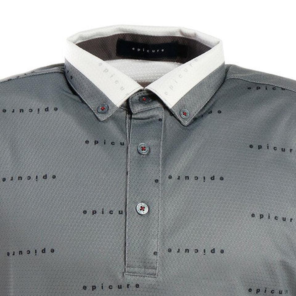 エピキュール(epicure) ゴルフウエア メンズ エンボス柄ポロシャツ 151-22342-018 (メンズ)