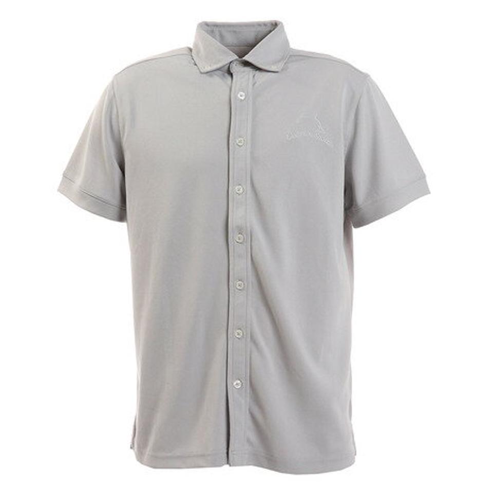 キャスコ(KASCO) ゴルフウエア メンズ フルボタンシャツ DPS1869B-GRYメンズ 半袖 オンライン価格 (メンズ)