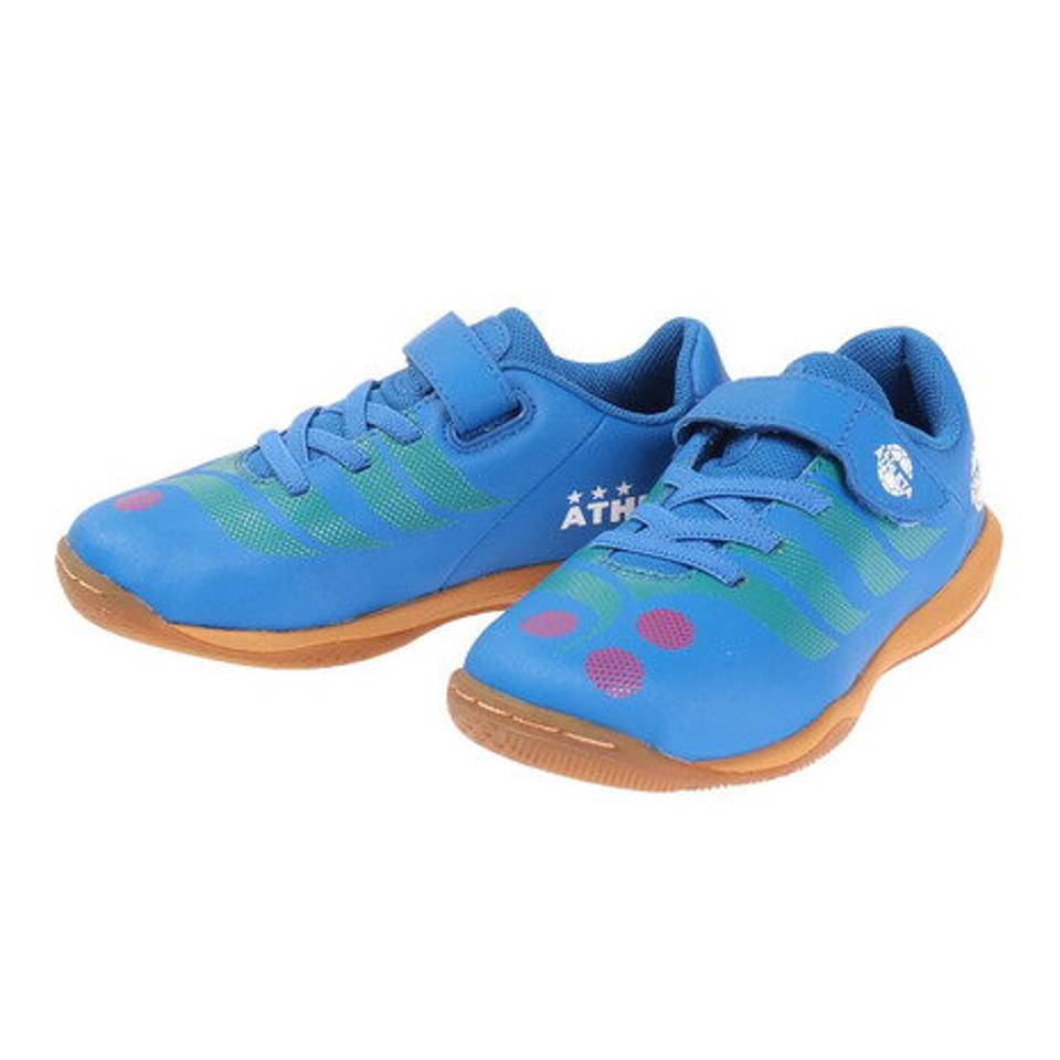 アスレタ（ATHLETA） ジュニア フットサル インドア XE-377J BLU サッカーシューズ トレシュー 屋内 室内 （キッズ）