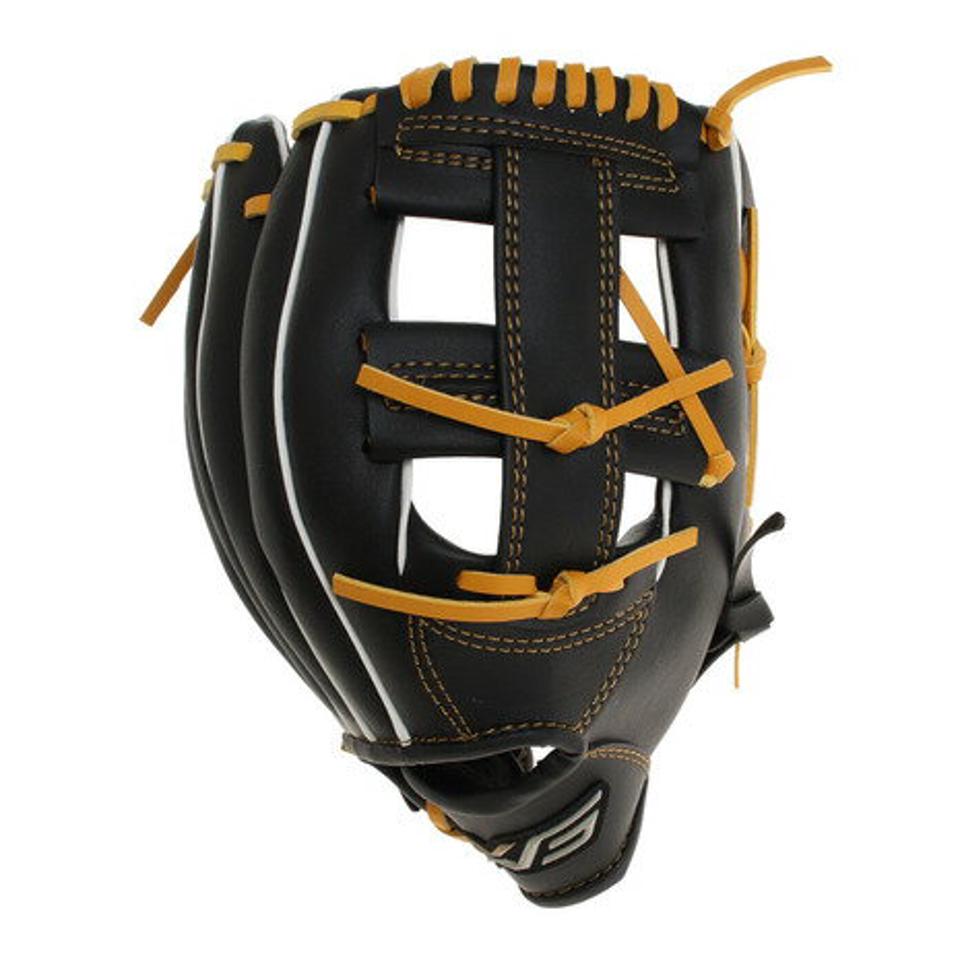 エックスティーエス(XTS) 軟式用グラブ オールラウンド用 グラブクロス 721G0ZK1232 BLKYEL (メンズ)