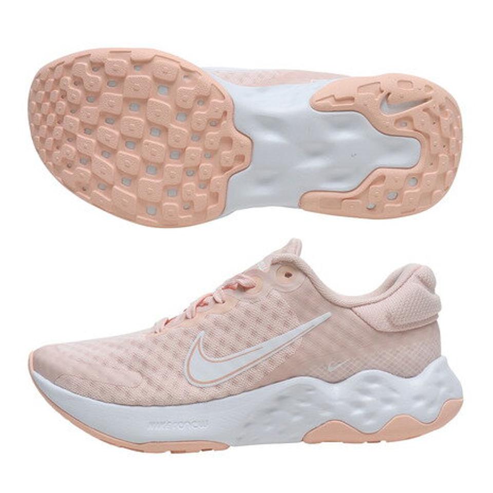 【10/25 24h限定 エントリー＆対象3店舗買い回りで最大P10倍！】ナイキ（NIKE）（レディース）リニュー ライド 3 エコーピンク ホワイト DC8184-600 ランニングシューズ 運動靴 スポーツ スニーカー ジョギング トレーニング