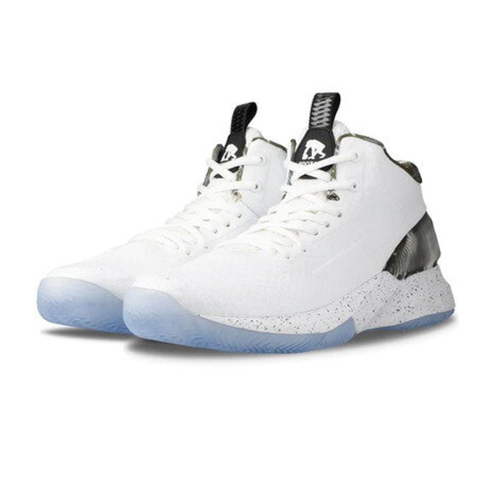 エゴザル（EGOZARU） バスケットシューズ バッシュ エゴアウェイク EGO AWAKE MID WHITE/CAMO EZAM31-109-025 （メンズ）
