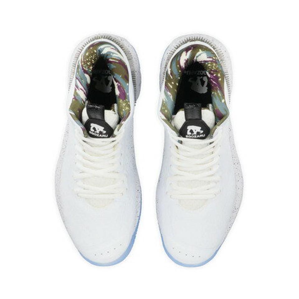 エゴザル（EGOZARU） バスケットシューズ バッシュ エゴアウェイク EGO AWAKE MID WHITE/CAMO EZAM31-109-025 （メンズ）