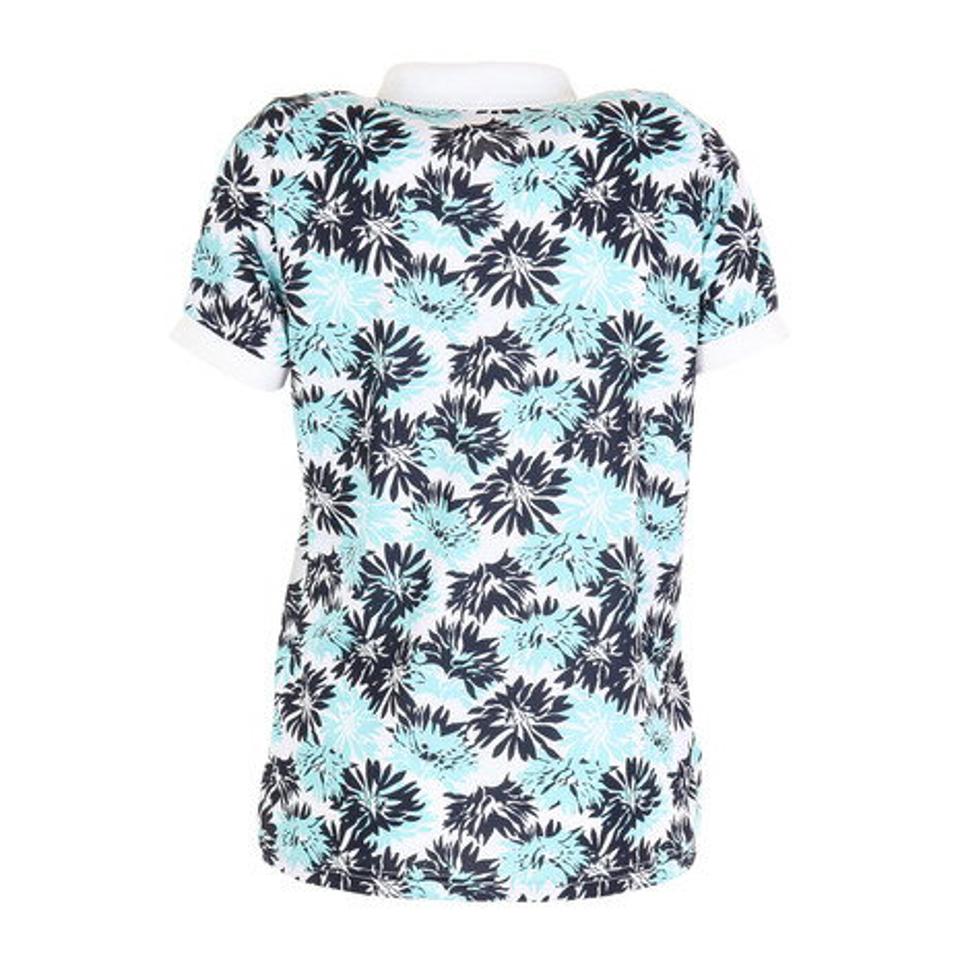 クランク(CLUNK) ゴルフウェア 軽量花柄ポロシャツ CL5KUG09 TQG (レディース)