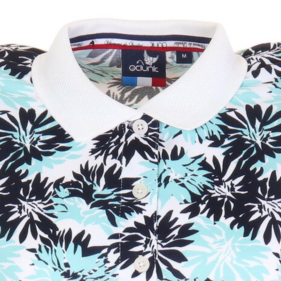 クランク(CLUNK) ゴルフウェア 軽量花柄ポロシャツ CL5KUG09 TQG (レディース)