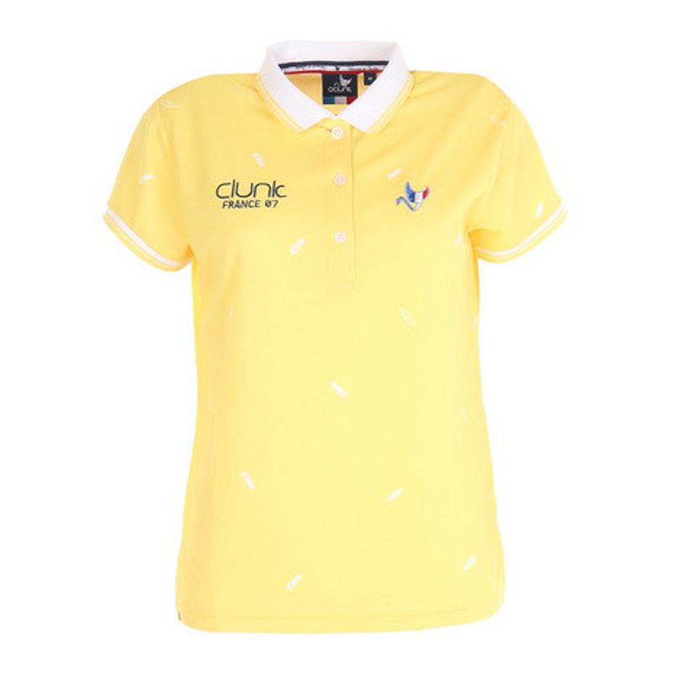 クランク(CLUNK)(レディース)ゴルフウェア 軽量ビーサン柄ポロシャツ CL5KUG02 LMN