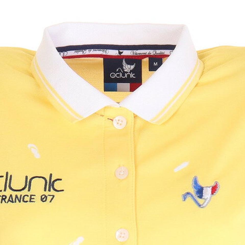 クランク(CLUNK)(レディース)ゴルフウェア 軽量ビーサン柄ポロシャツ CL5KUG02 LMN