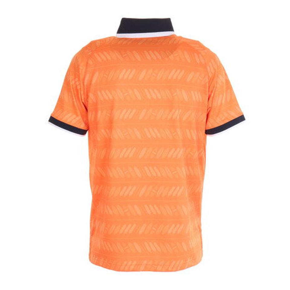 クランク(CLUNK)(メンズ)ゴルフ ポロシャツ 冷感サーフ柄ポロシャツ CL5KTG09 ORG