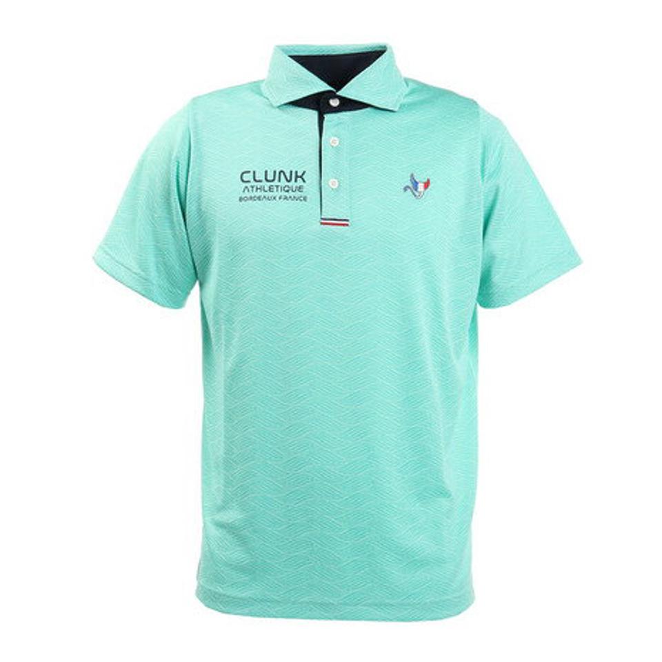 クランク(CLUNK)(メンズ)ゴルフ ポロシャツ ジャガードポロシャツ CL5KTG03 TQG
