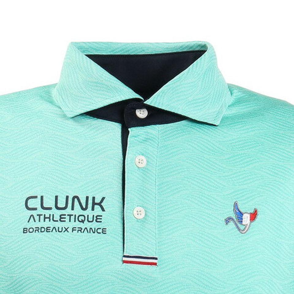 クランク(CLUNK)(メンズ)ゴルフ ポロシャツ ジャガードポロシャツ CL5KTG03 TQG