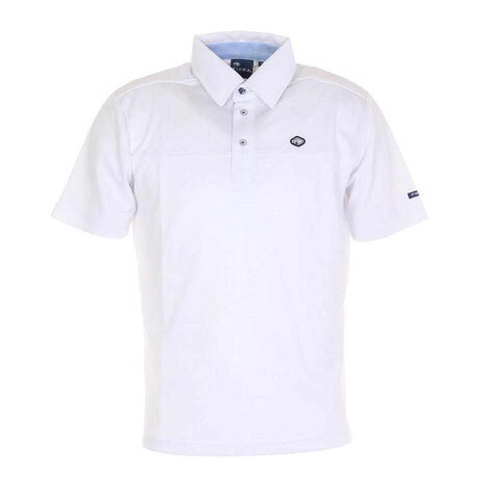 フィドラ(FIDRA)(メンズ)ゴルフウェア 吸水 速乾 Lightest ベーシック半袖ポロシャツ FD5KTG28 WHT