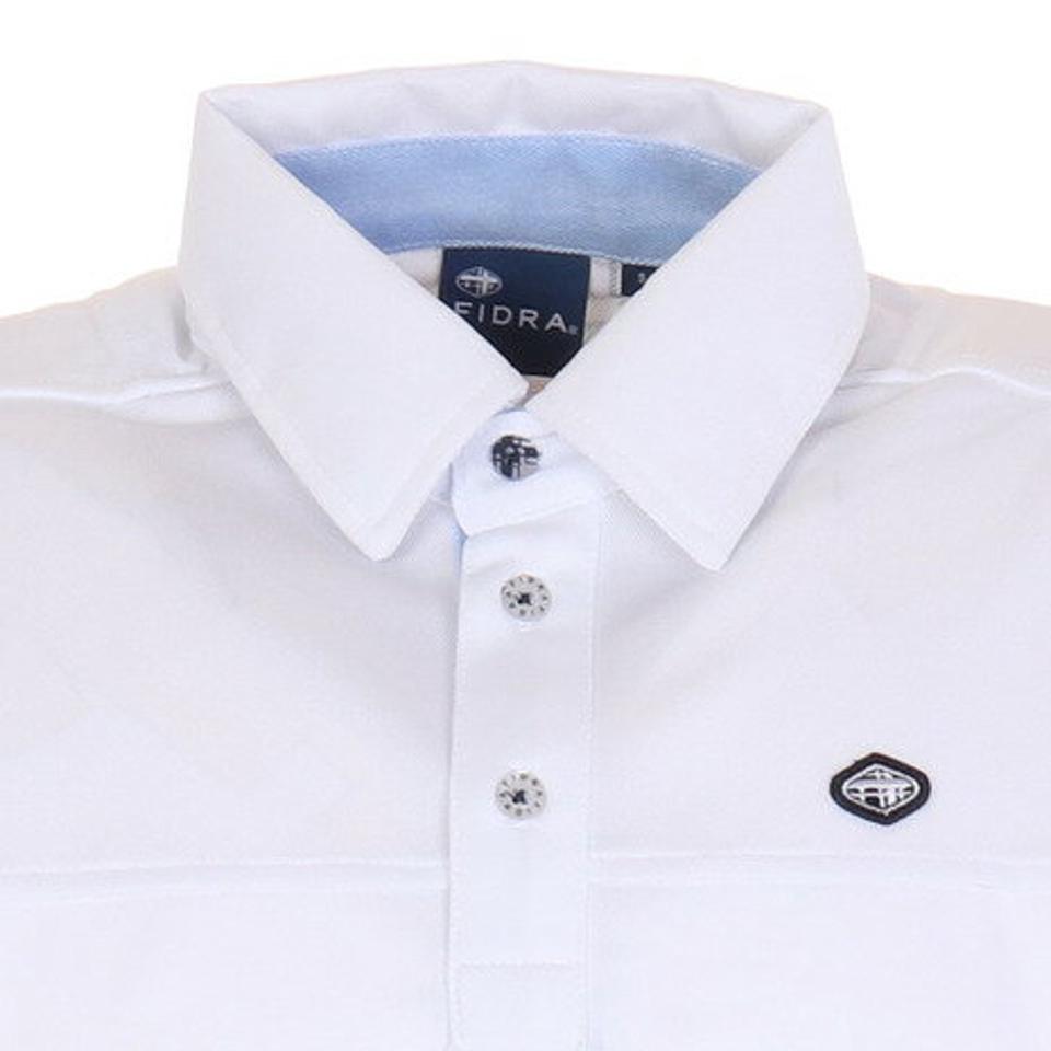 フィドラ(FIDRA)(メンズ)ゴルフウェア 吸水 速乾 Lightest ベーシック半袖ポロシャツ FD5KTG28 WHT