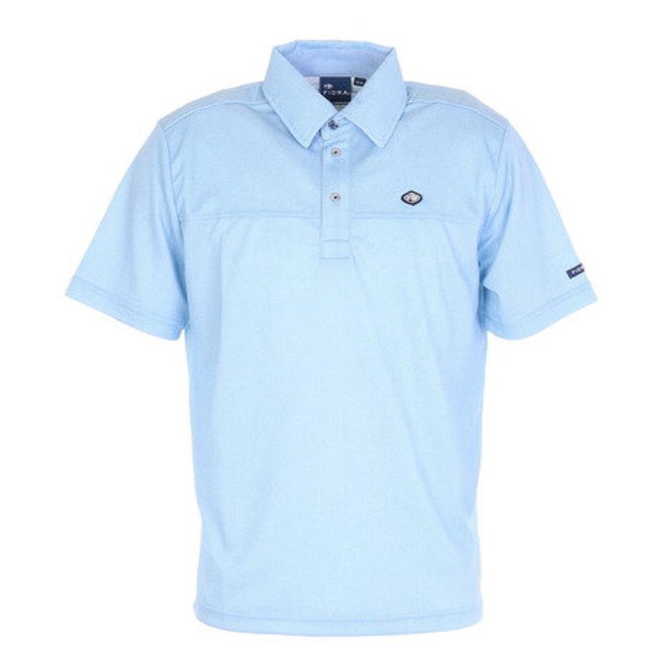 フィドラ(FIDRA)(メンズ)ゴルフウェア ポロシャツ Lightest ベーシック半袖ポロシャツ FD5KTG28 SAX