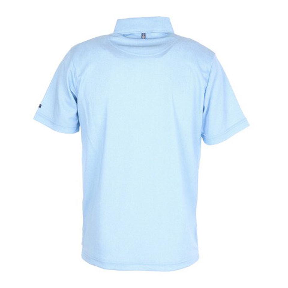 フィドラ(FIDRA)(メンズ)ゴルフウェア ポロシャツ Lightest ベーシック半袖ポロシャツ FD5KTG28 SAX