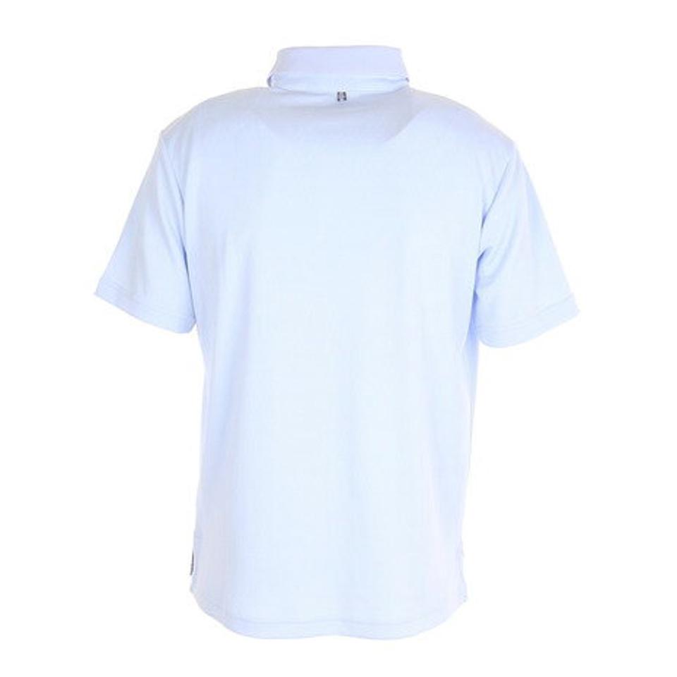 フィドラ(FIDRA)(メンズ)ゴルフウェア ポロシャツ ジャカード ポロシャツ FD5KTG21 SAX