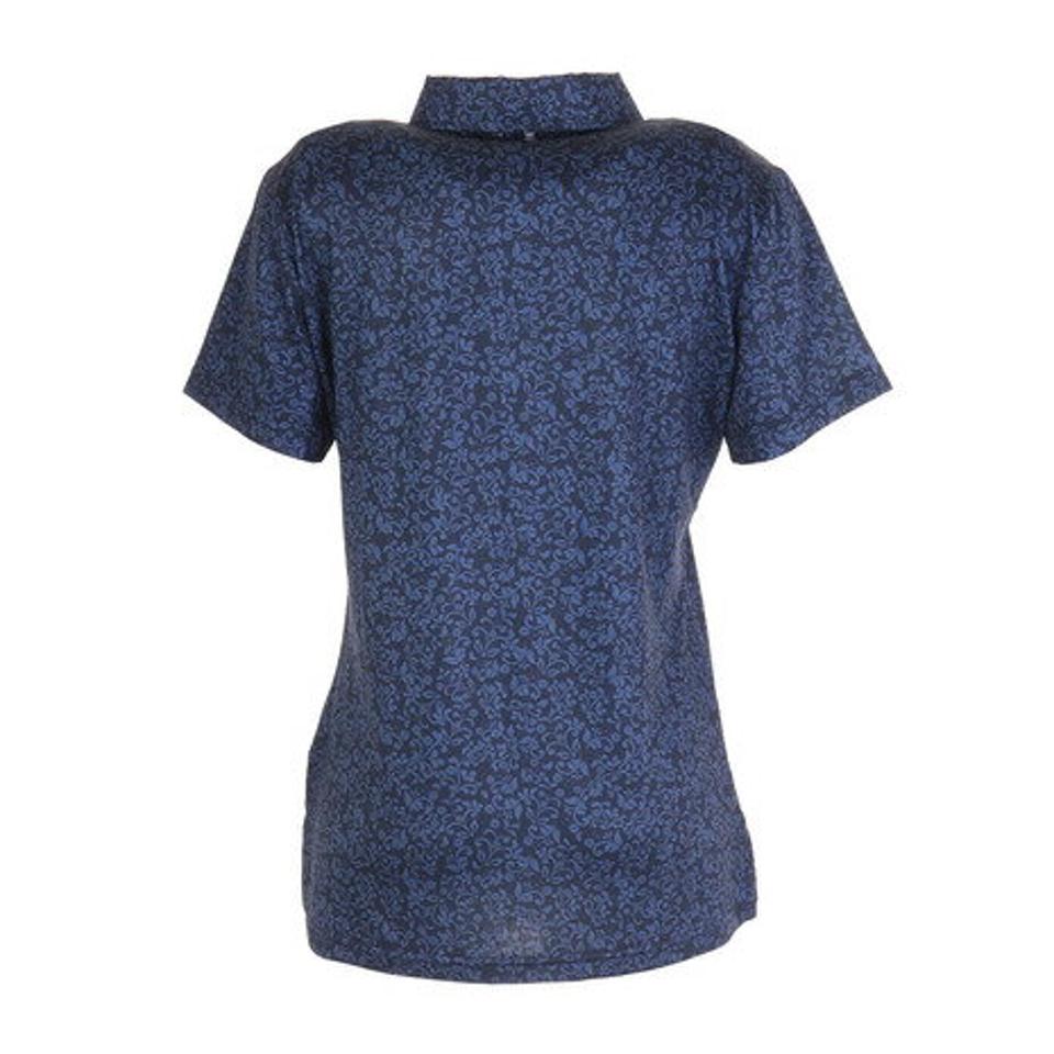 フィドラ(FIDRA) ゴルフウェア cool flower ポロシャツ FD5KUG12 NVY (レディース)