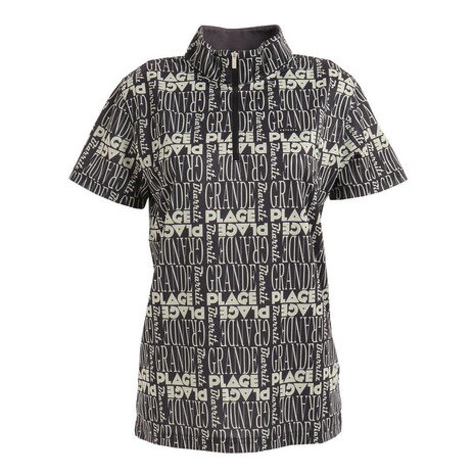 エピキュール(epicure)(レディース)ゴルフウェア グランプラージュプリントハイネックシャツ 152-24441-019