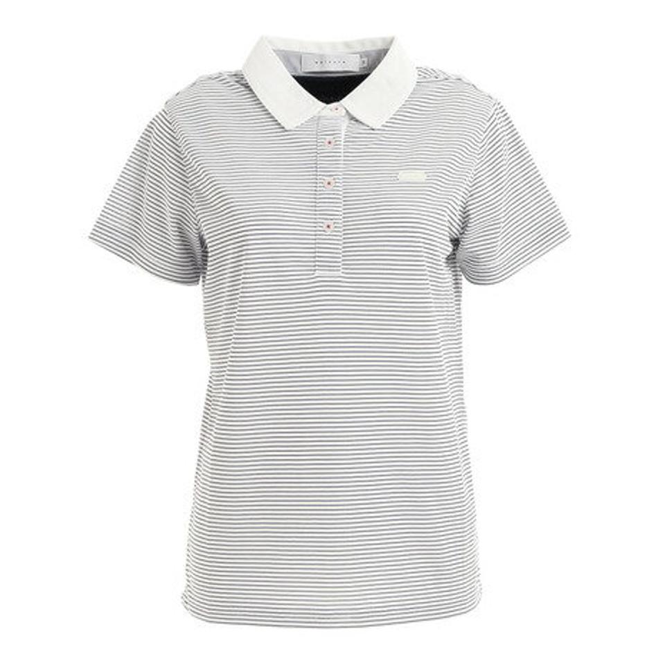 エピキュール(epicure)(レディース)ゴルフウェア 先染めボーダーポロシャツ 152-24341-004