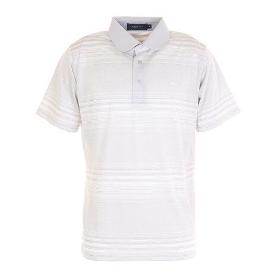 エピキュール(epicure)(メンズ)ゴルフウェア 半袖 吸水 速乾 接触冷感 オンブレージャカードポロシャツ 151-24443-014