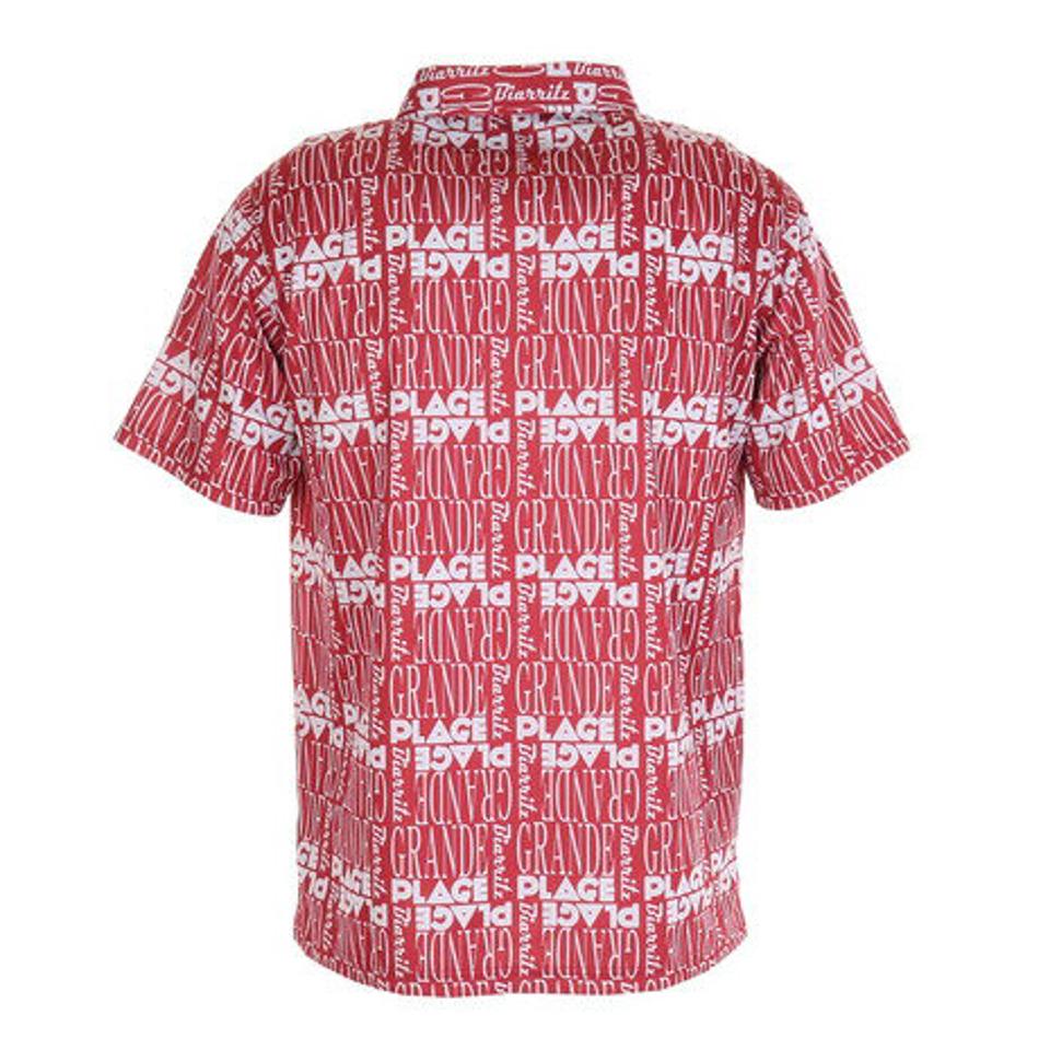 エピキュール(epicure)(メンズ)ゴルフウェア 半袖 吸水 速乾 接触冷感 グランプラージュプリントポロシャツ 151-24442-063