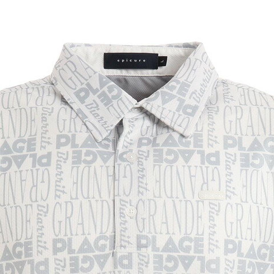 エピキュール(epicure)(メンズ)ゴルフ ポロシャツ グランプラージュプリントポロシャツ 151-24442-004