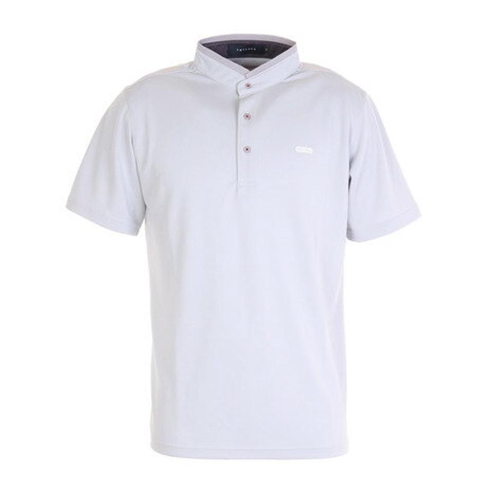 エピキュール(epicure)(メンズ)ゴルフウェア 半袖 吸水 速乾 ハイスタンドカラーポロシャツ 151-24342-013