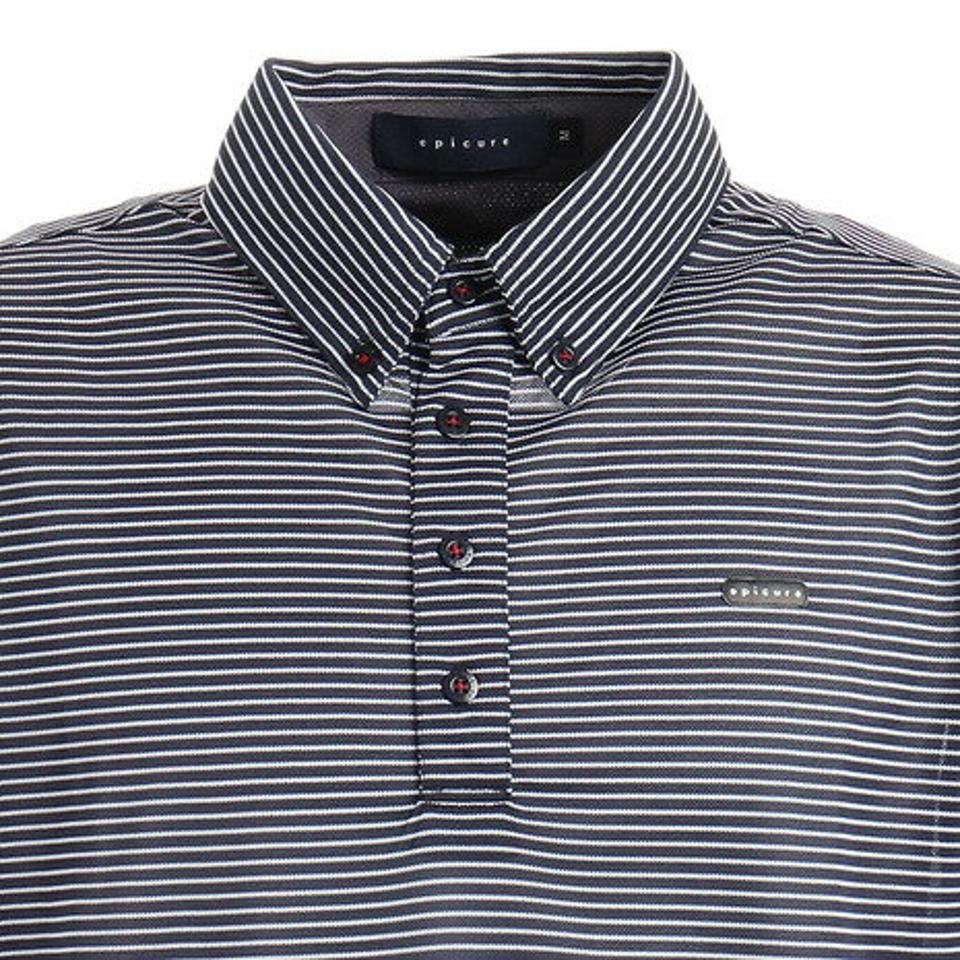 エピキュール(epicure) ゴルフ ポロシャツ 先染めボーダーポロシャツ 151-24340-098 (メンズ)