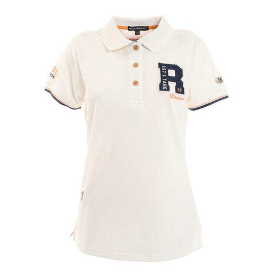 ROSASEN ゴルフウェア ポリエステルカノコロゴ盛り半袖ポロシャツ 045-24242-005 プロ着用モデル (レディース)