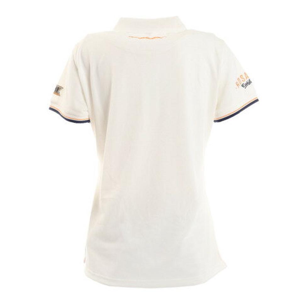 ROSASEN ゴルフウェア ポリエステルカノコロゴ盛り半袖ポロシャツ 045-24242-005 プロ着用モデル (レディース)