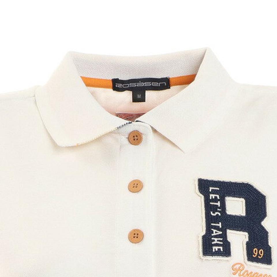 ROSASEN ゴルフウェア ポリエステルカノコロゴ盛り半袖ポロシャツ 045-24242-005 プロ着用モデル (レディース)