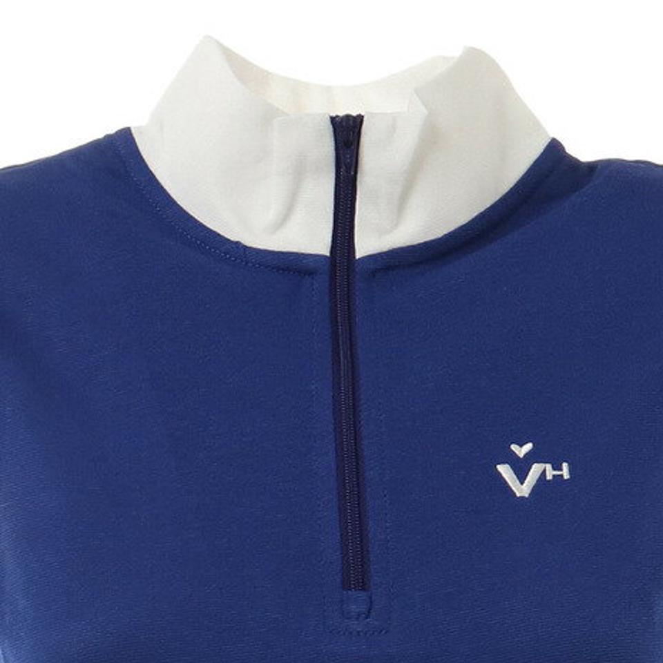 ビバハート(VIVA HEART)(レディース)ゴルフウェア 天竺ノースリーブシャツ 012-22571-095VMI