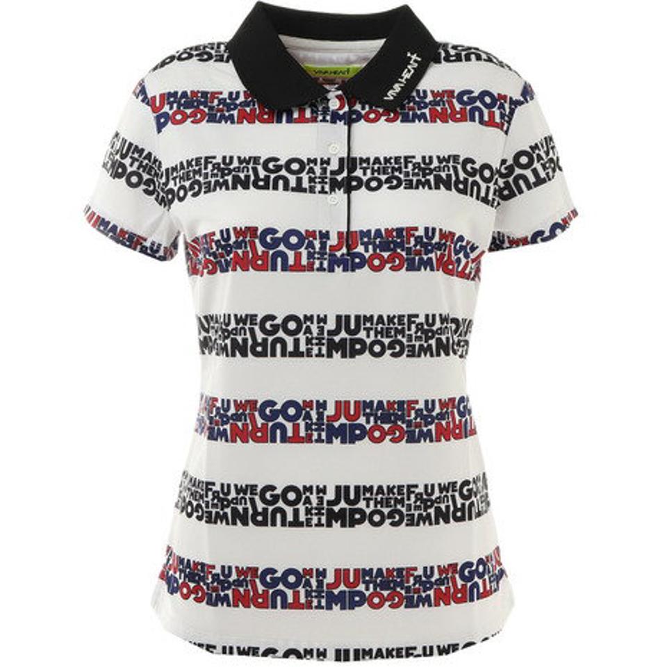 ビバハート(VIVA HEART)(レディース)ゴルフウェア Lyricボーダーシャツ 012-22541-005VMI