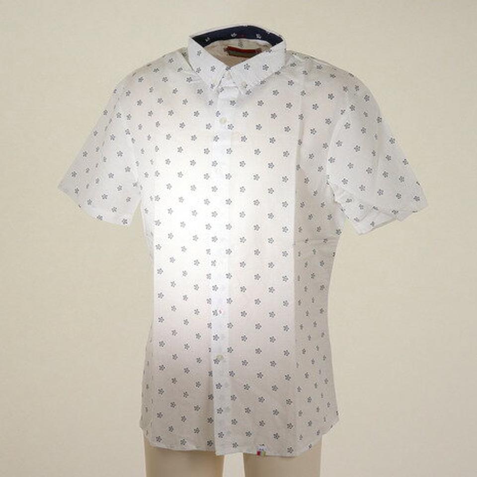 サルバドール(SLVDR)(メンズ)REDWOOD WOVEN 半袖シャツ SD35JH25 WHI