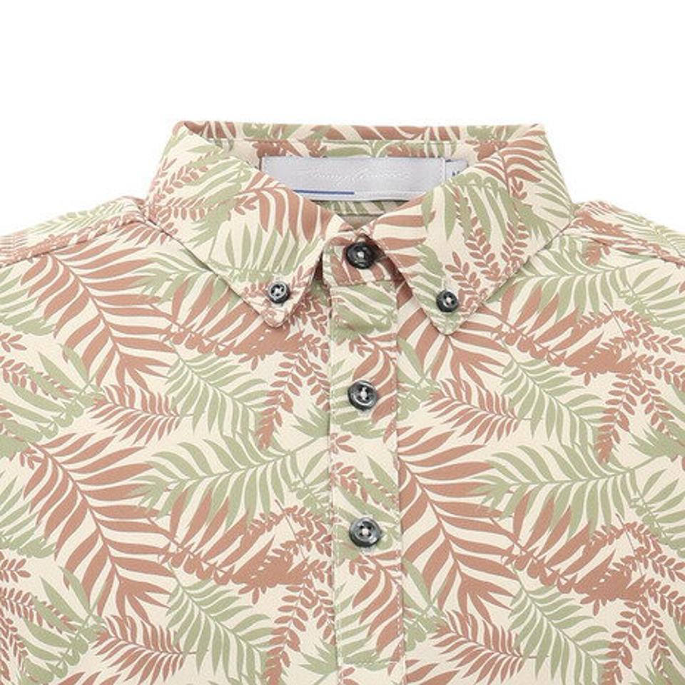 【10/26 10:00〜10/28 23:59迄 エントリー&対象3店舗買い回りで最大P10倍!】トミーアーマー(Tommy Armour) ゴルフウェア nanog 半袖ポロシャツ 403TA1ES8107 BEG (メンズ)