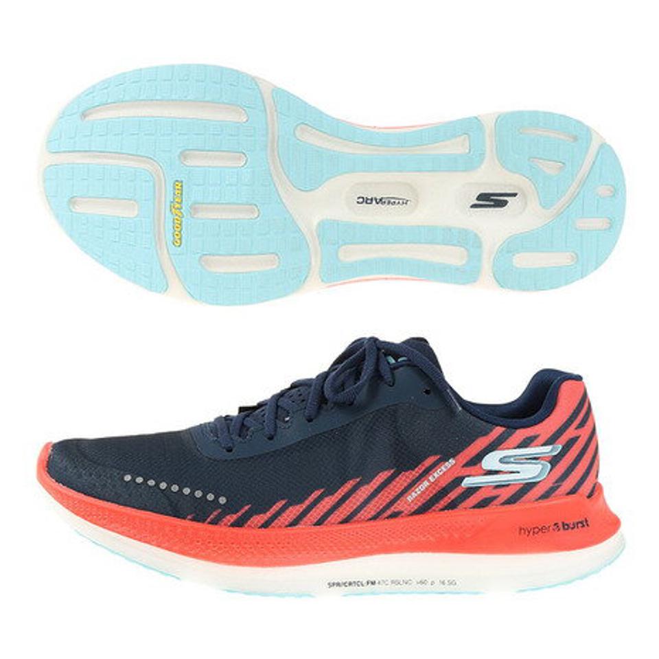 スケッチャーズ（SKECHERS） ランニングシューズ ジョギングシューズ GO RUN RAZOR EXCESS 246004-NVCL （メンズ）