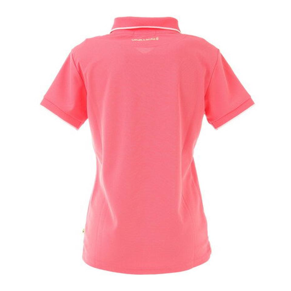 ビバハート(VIVA HEART) ゴルフウェア UVカット ロゴカノコ 半袖ポロシャツ 012-24340-073 (レディース)